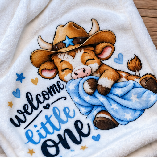 Personalized baby blanket created by InkSpire